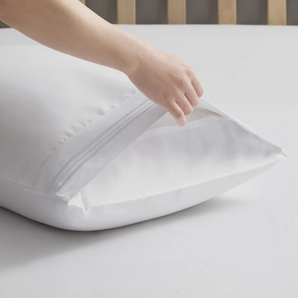 Juego de 2 fundas de almohada 1800 de Nymbus, funda de almohada estándar o king Foto 4 de 4