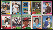 1981 TOPPS BASEBALL VG BENCH BAINES SEAVER OZZIE PARKER MURRAY BRETT GIBSON RC