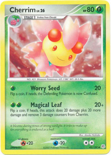 Cherrim 45/130 Diamond & Pearl Uncommon PERFECT MINT! Pokemon