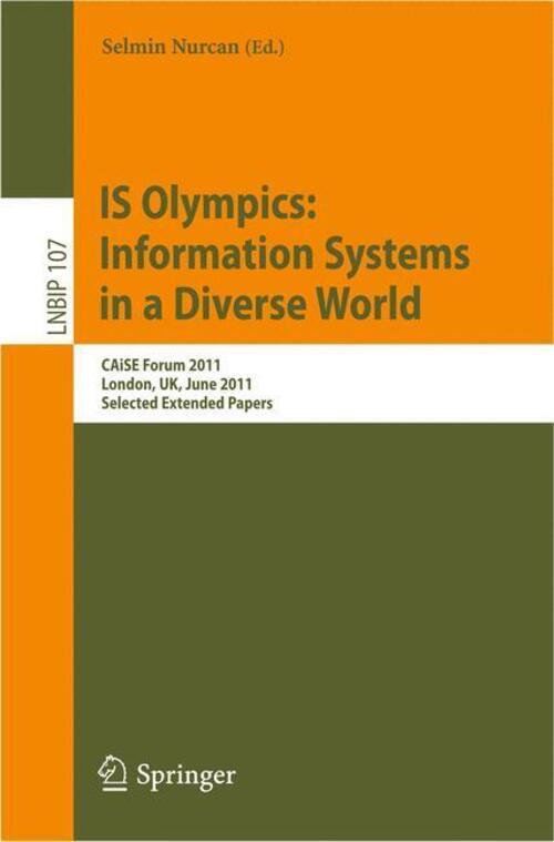 Selmin Nurcan | Is Olympics: Information Systems In A Diverse World |