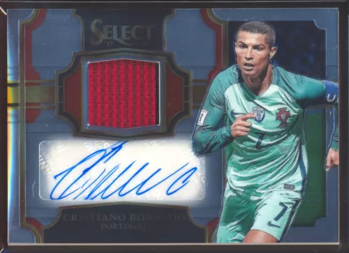 2017-18 PANINI SELECT CRISTIANO RONALDO JERSEY AUTO AUTOGRAPH 27/49!