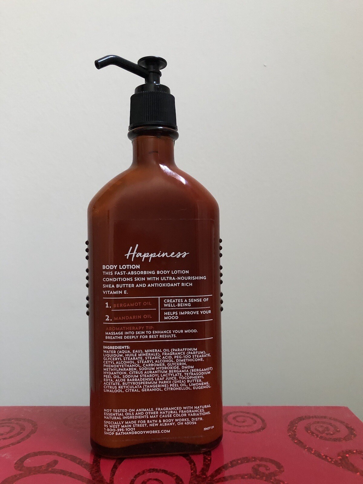 Bath Body Works 2 Happiness Bergamot Mandarin Lotion 6.5oz Aromatherapy