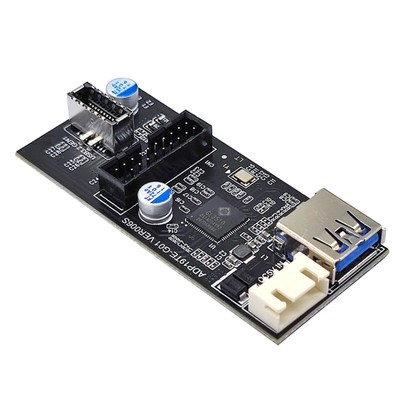 USB3.2 GEN1 to 19Pin + Type-E Expansion Adapter Card For Win7/8/10/11/for Linux