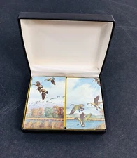 Vintage Sealed Remembrance Playing Cards Redi-Slip Finish Sealed Ducks Wildlife
