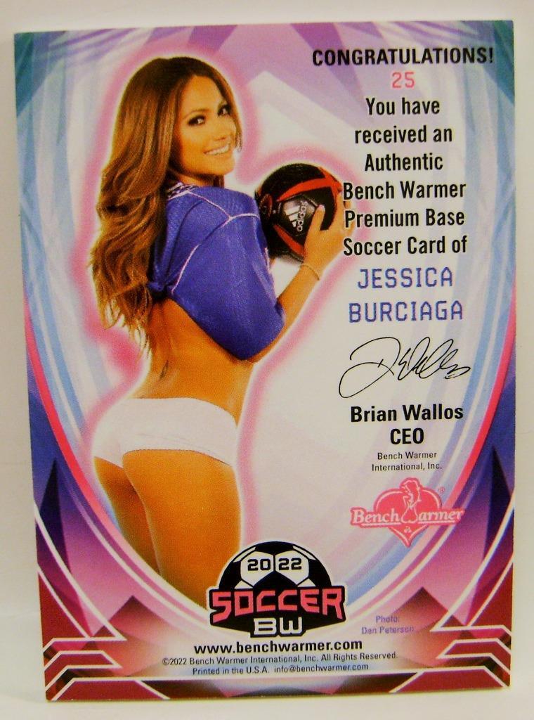 JESSICA BURCIAGA #3 /4 GREEN FOIL BASE SOCCER BENCHWARMERS 2023 | eBay