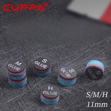 CUPPA Professional Leather Interstellar Billiard Pool Cue Tip 11mm S/M/H