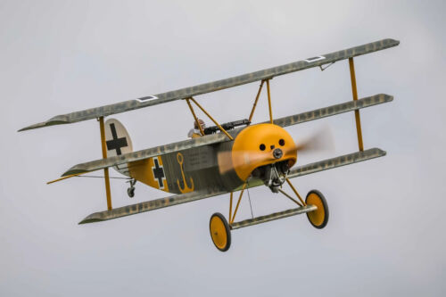 Balsa USA 1/4 Scale Fokker DR-1 DR1 Remote Control Balsa Wood Airplane Kit #421 - Picture 1 of 2
