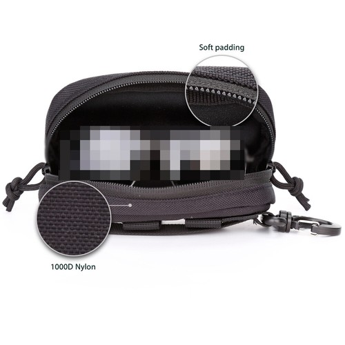 Men's Tactical Sunglasses Case Molle Pouch Bags Waist Belt Pack Bag for Outdoor - Bild 8 von 17