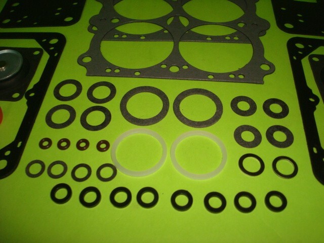 Holley Carburetor Double Pumper Rebuild Kit Non Stick Demon Also - Foto 6
