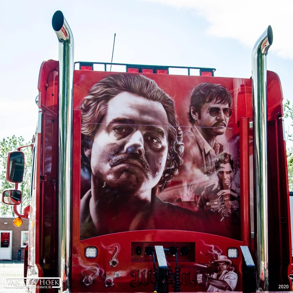 WSI 01-3628 DAF XF Trattore 6X2 & Rimorchio Combi 2 +3 Assi + 2 X 20 FT WEEDA - Immagine 4 di 4