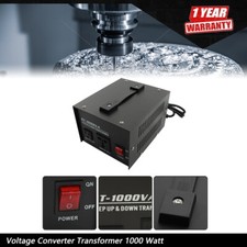 Voltage Converter Transformer 1000 Watt Step Up/Down 110v to 220v/220v to 110v