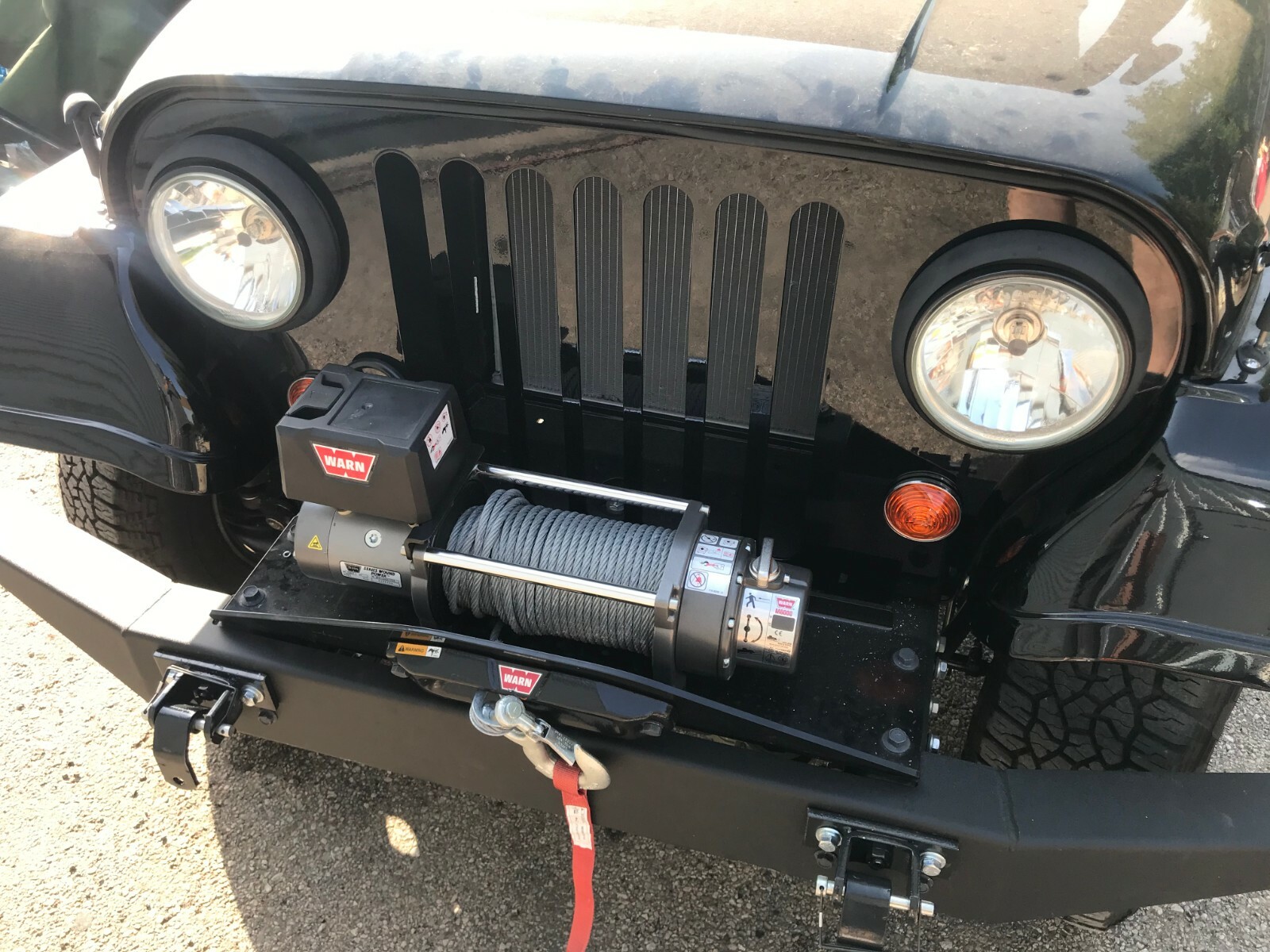 Mahindra Roxor Grill Willys classic style HD Steel W/ turn signal cut