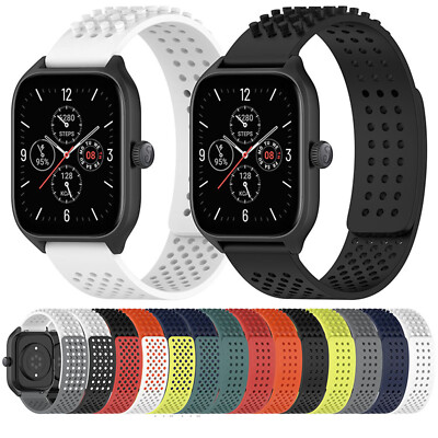 for Amazfit GTS4 Mini Breathable Universal Silicone Watch Strap