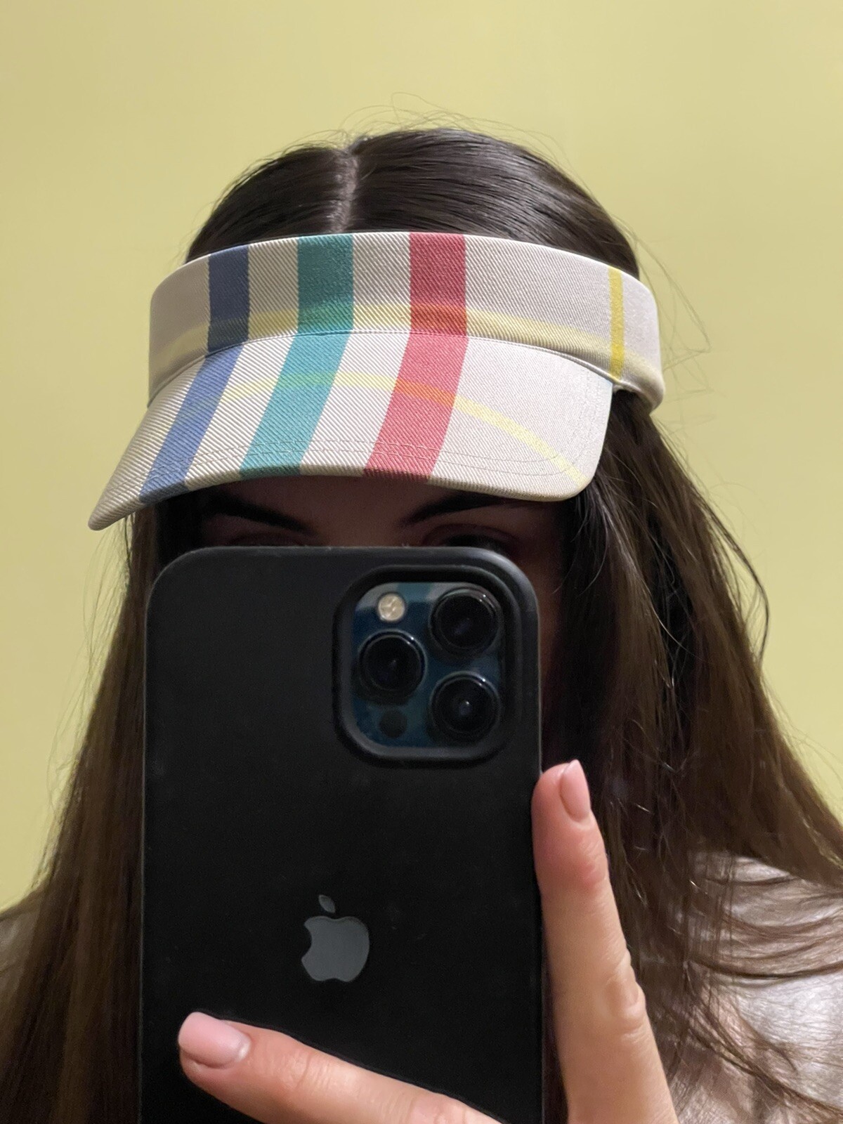 Rare Burberry Soft Terry Rainbow Visor Sunvisor – Lightweight One Size image 3
