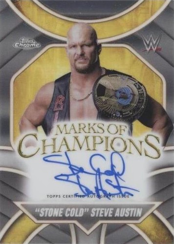 STONE COLD STEVE AUSTIN PSA 10 2025 TOPPS CHROME WWE REFRACTOR