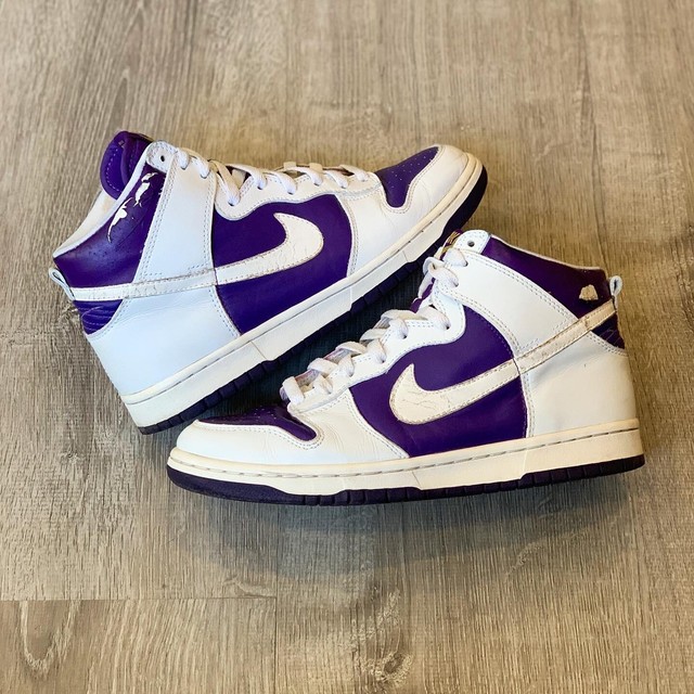 nike dunk high purple