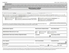 DOT Medical Forms - 5 Exam Reports MCSA-5875 5 Certificates MCSA-5876