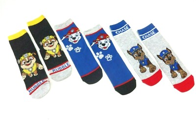 Kinder Socken 3 Paar  Größe 23/26 Junge PAW PATROL Nickelodeon Hund NEU 