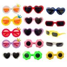 Pet Products Funny Cat Heart Frame Sunglasses Summer Party Sunglasses for Pet