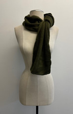 NOS US Military Scarf, Neckwear OD Green, Wool, 1970's, U-75