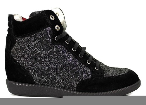 Scarpe da bambina LiuJo sneakers alte pizzo polacchine casual eleganti nere  30 | eBay