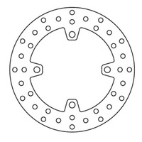 TRW Lucas MST245 Bremsscheibe Starr