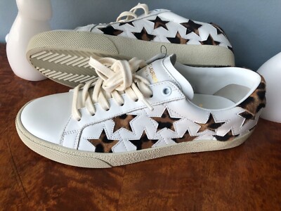 Sneaker * SAINT LAURENT Court California * Gr. 38 weiß Star Leo NEU NP 600 Euro