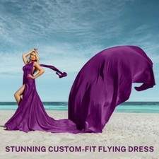 Flying Dress - Long Flying Dress for Photoshoot - Santorini Flying Dress