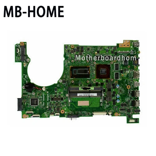N550LF Motherboard For Asus Q550L Q550LF N550L Laptop w/ i7-4500U Mainboard Test