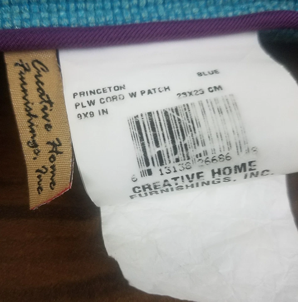 Mini travesseiros decorativos flor jeans azul quarto infantil meninas e berçário Euc - Imagem 4 de 4