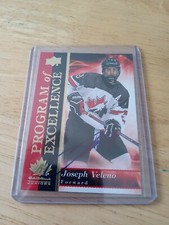 Joseph Veleno Signed Team Canada Signature Auto Autograph Program Of Excellence