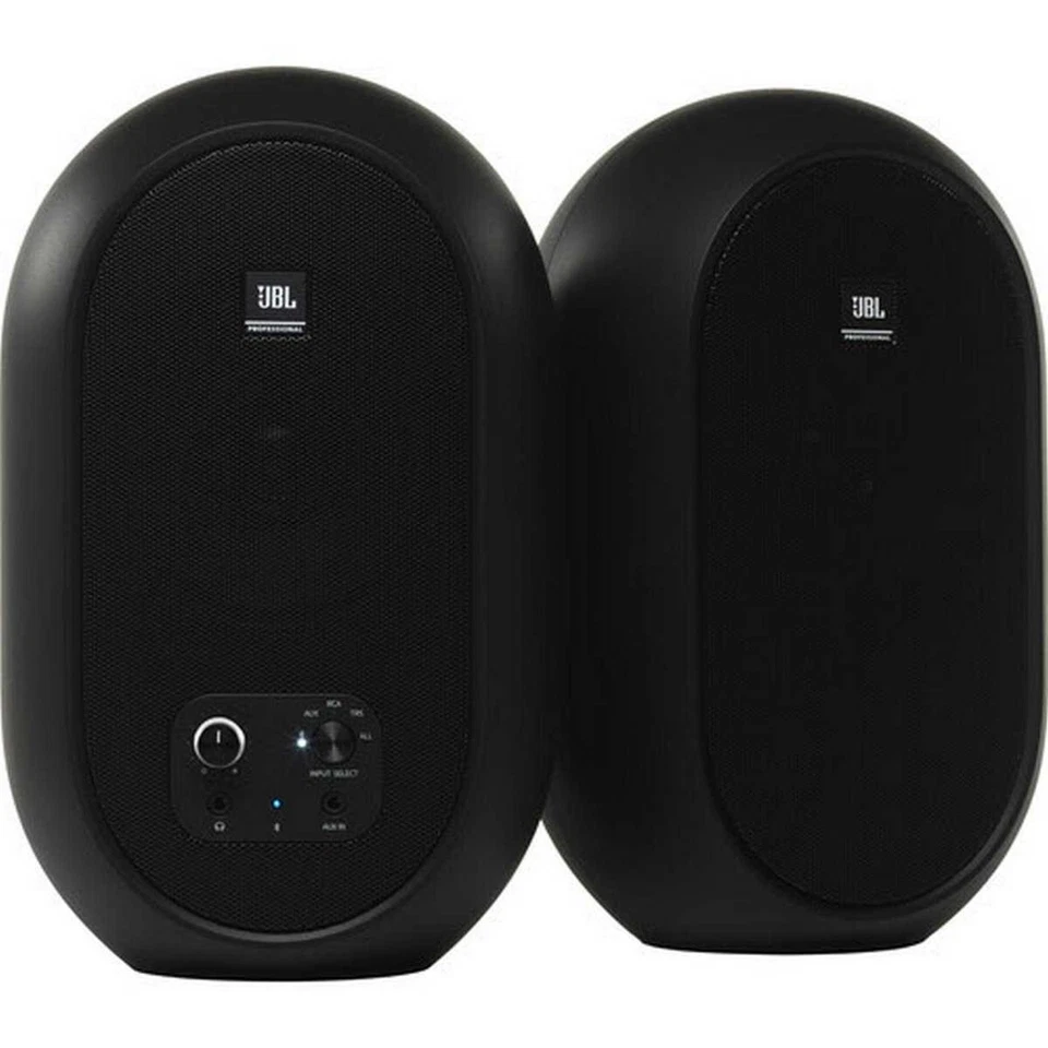 JBL 104-BT Black Powered Monitor Desktop Active Speaker Pair Bluetooth, Black - Image 2 of 4