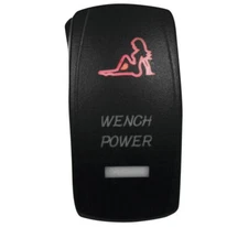 Dragonfire Racing Laser Etched Dual LED Switches Wench Power Wench Power 04-0079