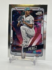 2024 Topps Cosmic Chrome Baseball Eury Perez #149 Miami Marlins