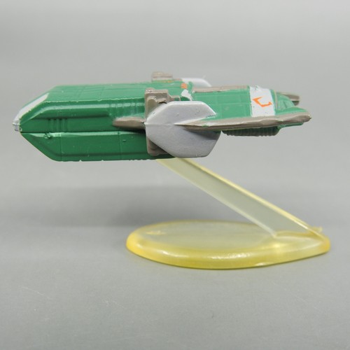 Micro Machines Babylon 5 Narn Transport Ship Galoob B5 1994 + Stand Spaceship - Picture 3 of 6