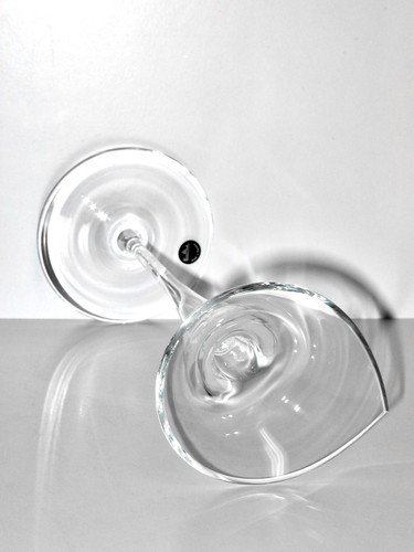 2 ROSENTHAL CRYSTAL CALLA LILY CANDLE HOLDERS 10 1/4" #20372 NEW IN BOX SLOVENIA - Picture 5 of 7
