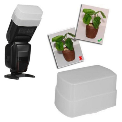 Bounce Flash Diffuser Soft Cap Box for Canon Speedlite 580EX II Yongnuo-ca