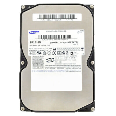 Festplatte Samsung 250Gb SP2514N 8Mb Cache 7200Rpm ATA IDE 3,5'' Zoll