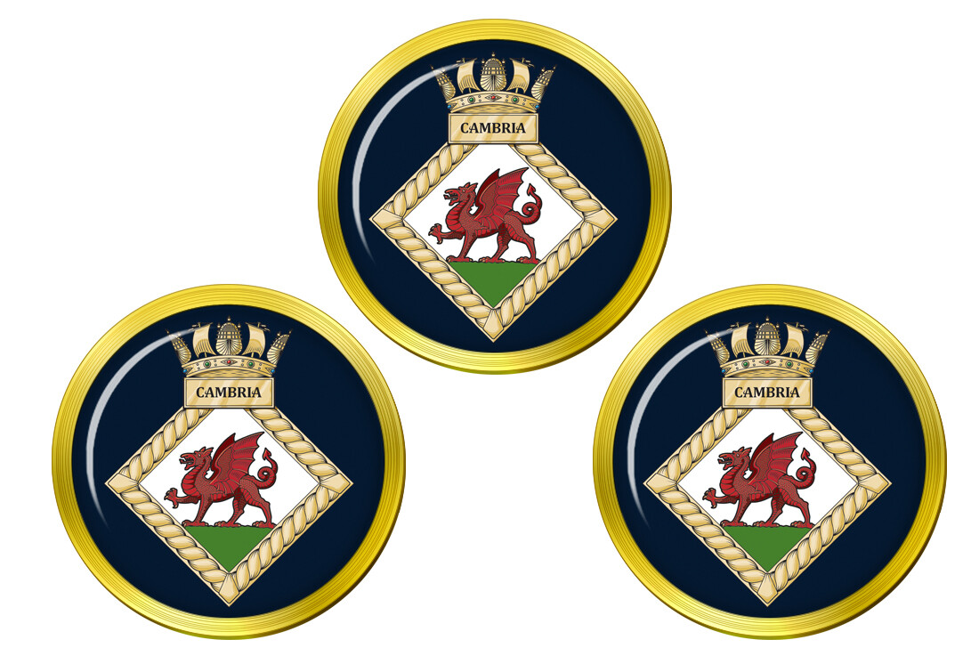 HMS Cambria, Royal Navy Golf Ball Markers