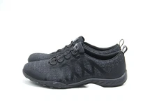 Skechers Shoes Womens 9.5 Wide Black Breathe Easy Infi Knity Slip On 100301W