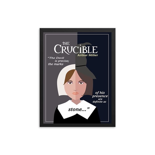The Crucible by Arthur Miller Book/Play Poster - 第 1/4 張圖片