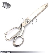 10" HEAVY DUTY CARPET / UPHOLSTERY TAILOR SCISSORS Sliver Fabric Leather Sharp