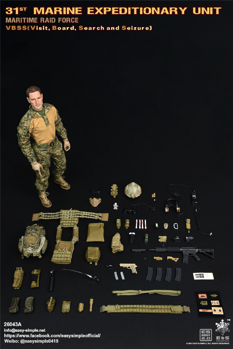 EASY&SIMPLE 26043A 31st Marine Expeditionary Unit VBSS 1/6 Action