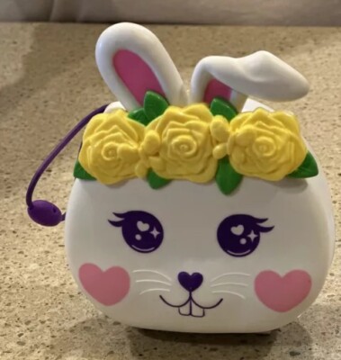 2022 Polly Pocket Bunny Garden Compact Doll Toy W Accessories Shown