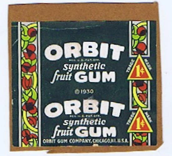 Orbit Gum Wrapper