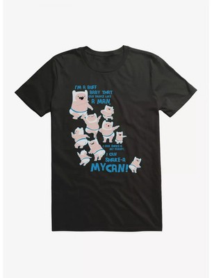 HOT ! FUNNY Adventure Time Buff Baby Finn T-Shirt  S-5XL