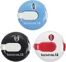 Golf Score Counter, Mini Golf Shot Stroke Attachment Counter Clicker Clip for Go