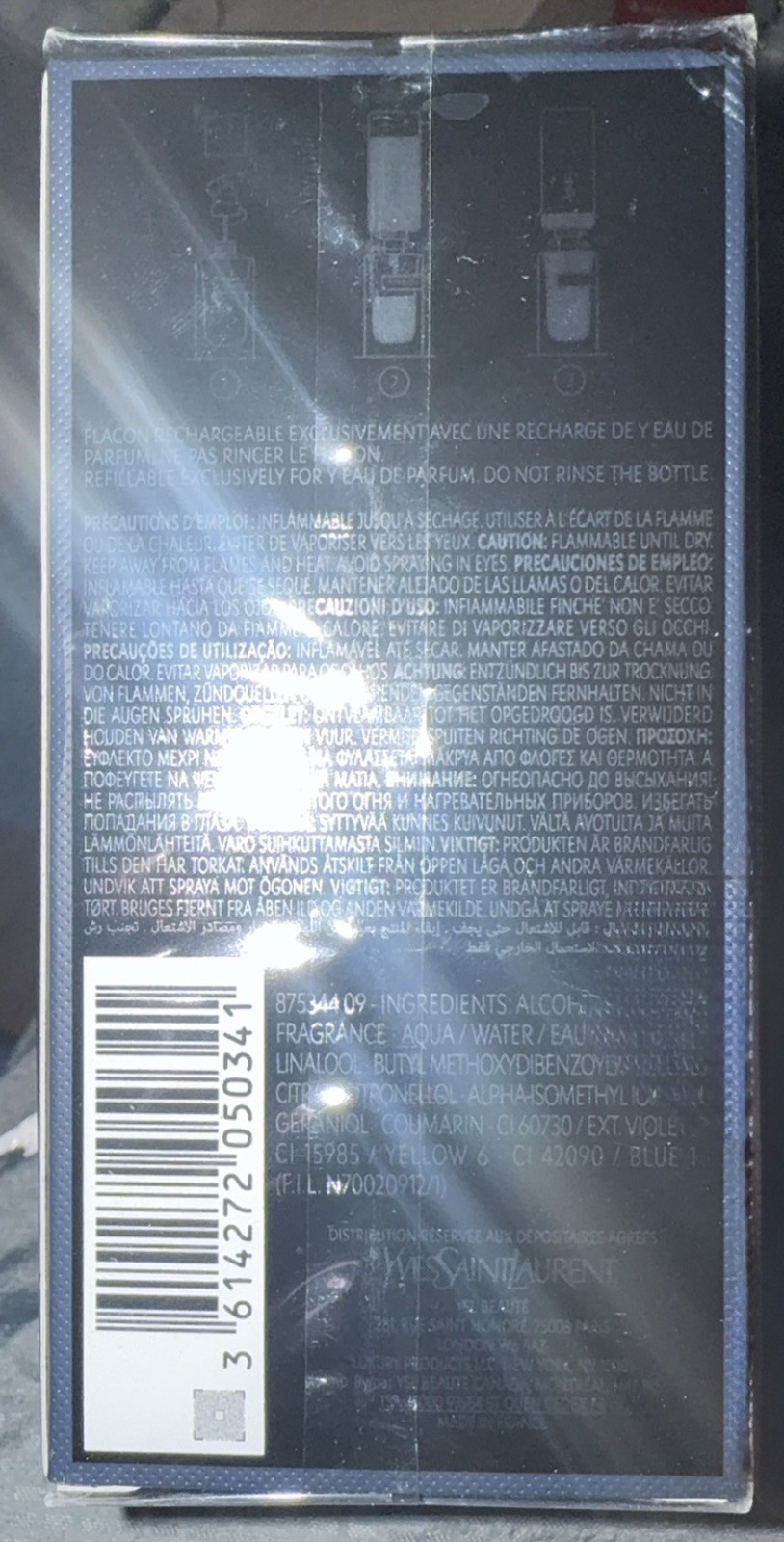 Yves Saint Laurent Y Le Parfum 2.0 oz / 60 ml Men's Fragrance Cologne New Sealed thumbnail 2