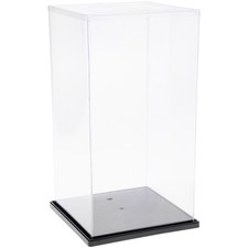 ExpoCase Plastic Folding Display Cover for Dolls, 10.5" W x 10.5" D x 20" H