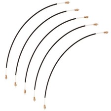 5 Pieces Carbon Fiber Cello Tailpiece for 3/4 4/4 Cello Parts Accessories, Black